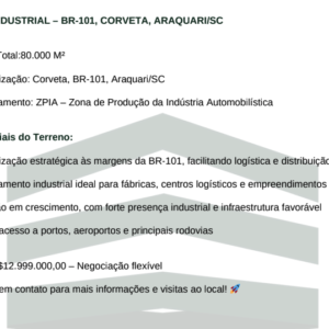0034 - ÁREA DE 80.000 M2 NICKLER