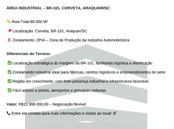 0034 - ÁREA DE 80.000 M2 NICKLER