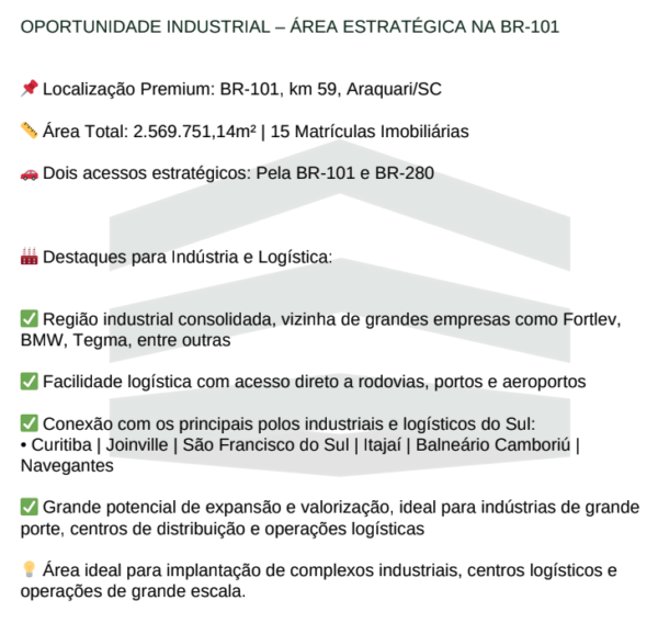 0038 – ÁREA INDUSTRIAL (2.569.751,14M²) - Imagem 2